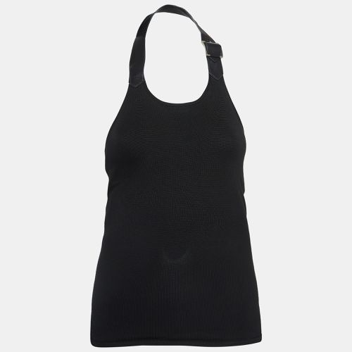 Leather Strap Rib Knit Tank Top XS - Ralph Lauren - Modalova