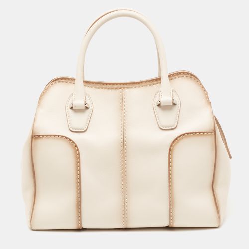 Tod's Powder Pink Leather Tote - Tod's - Modalova