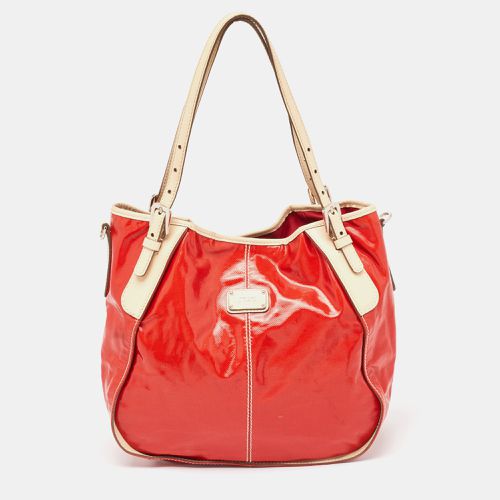 Patent and Leathre G Sacca Piccola Hobo - Tod's - Modalova