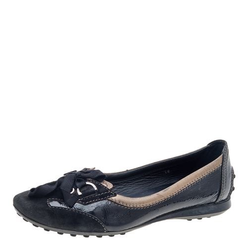 Patent Leather And Suede Lace up Loafers Size 36 - Tod's - Modalova