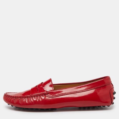 Patent Leather Penny Slip On Loafers Size 36.5 - Tod's - Modalova