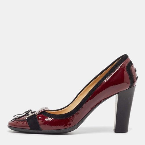 Patent Leather Buckle Detail Loafer Pumps Size 38.5 - Tod's - Modalova