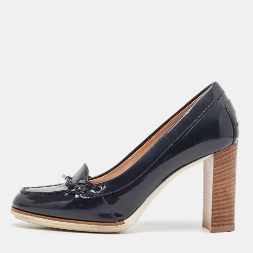 Patent Leather Block Heel Pumps Size 39.5 - Tod's - Modalova