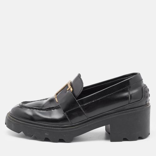 Leather Platform Loafers Size 37 - Tod's - Modalova