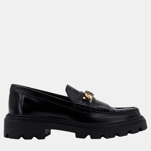 Tod'S Black Leather Loafers EU 40 - Tod's - Modalova