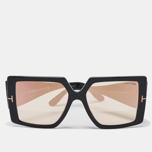 Black/ Mirrored TF790 Quinn Square Sunglasses - Tom Ford - Modalova