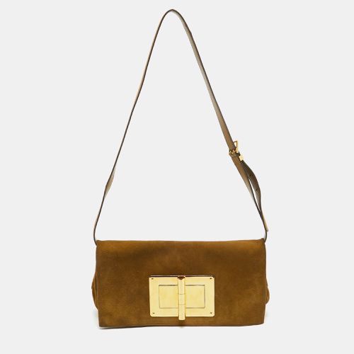 Olive Suede Natalia Convertible Clutch - Tom Ford - Modalova