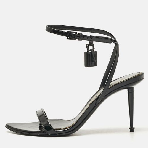 Patent Leather Padlock Ankle Strap Sandals Size 38 - Tom Ford - Modalova