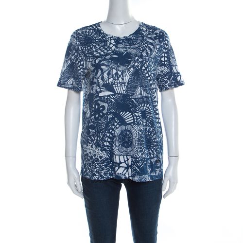 Baltic Sea Dreamcatcher Print Pima Cotton T-Shirt M - Tory Burch - Modalova