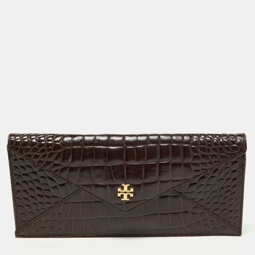 Croc Embossed Envelope Clutch - Tory Burch - Modalova