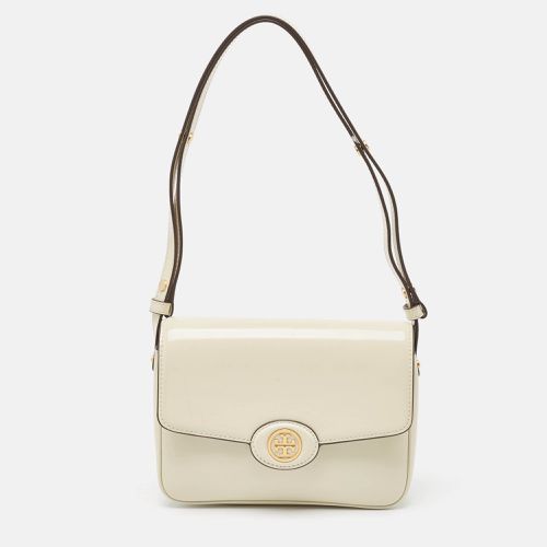 Off Patent Leather Robinson Spazzolato Shoulder Bag - Tory Burch - Modalova