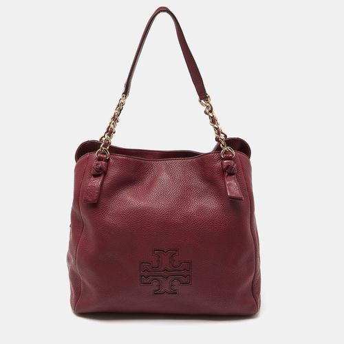 Leather Chain Tote - Tory Burch - Modalova