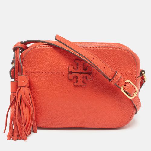 Leather Mcgraw Camera Crossbody Bag - Tory Burch - Modalova