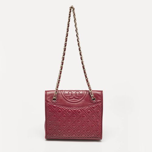 Leather Fleming Shoulder Bag - Tory Burch - Modalova