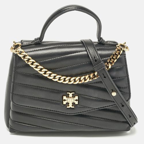 Chevron Leather Kira Top Handle Bag - Tory Burch - Modalova