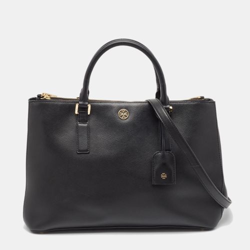 Saffiano Leather Large Double Zip Robinson Tote - Tory Burch - Modalova