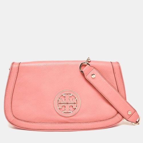 Coral Leather Britten Shoulder Bag - Tory Burch - Modalova