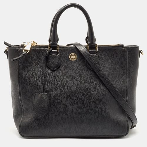 Leather Robinson Double Zip Tote - Tory Burch - Modalova