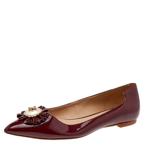 Patent Leather Ballet Flats Size 36.5 - Tory Burch - Modalova