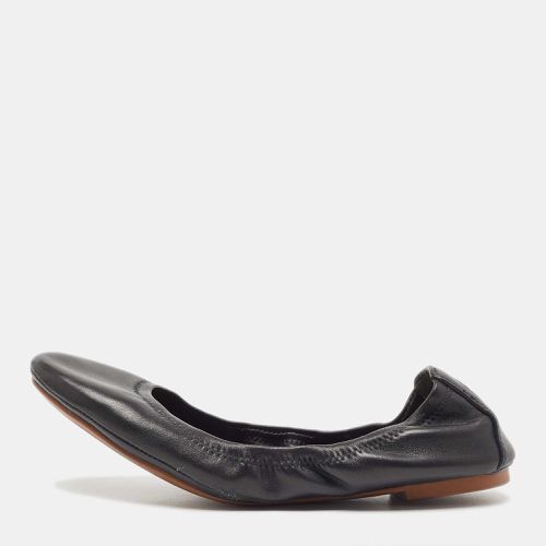 Leather Scrunch Ballet Flats Size 38.5 - Tory Burch - Modalova