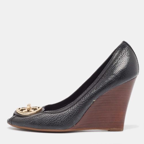 Leather Wedge Pumps Size 38 - Tory Burch - Modalova