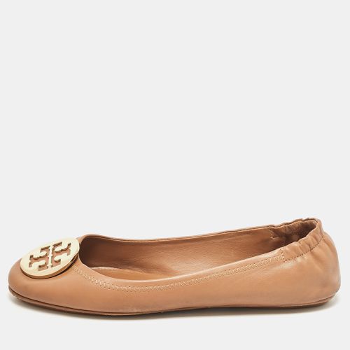 Leather Minnie Travel Ballet Flats Size 39.5 - Tory Burch - Modalova