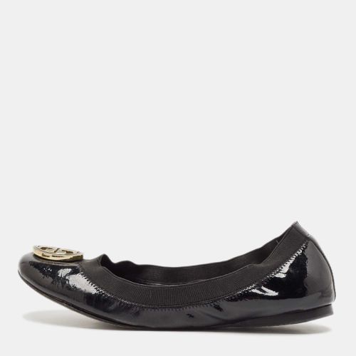 Patent Leather Scrunch Ballet Flats Size 37.5 - Tory Burch - Modalova