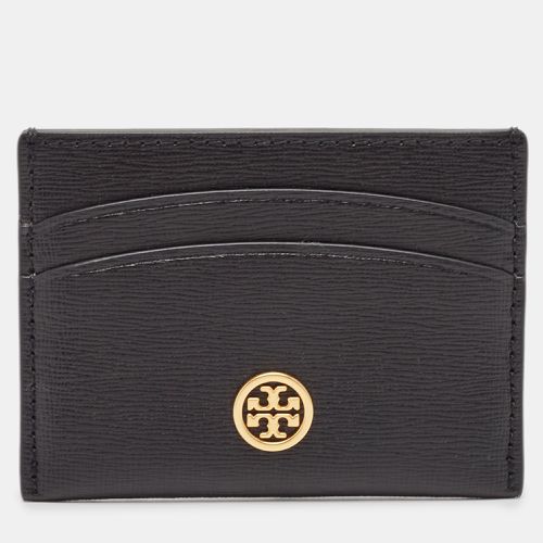 Leather Robinson Card Holder - Tory Burch - Modalova