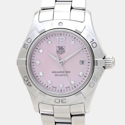 Stainless Steel Aquaracer WAF141A.BA0824 Quartz Women's Wristwatch 28 mm - Tag Heuer - Modalova