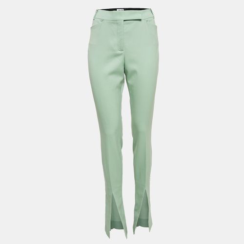 Wool Slit Detail Freja Skinny Pants M - The Attico - Modalova