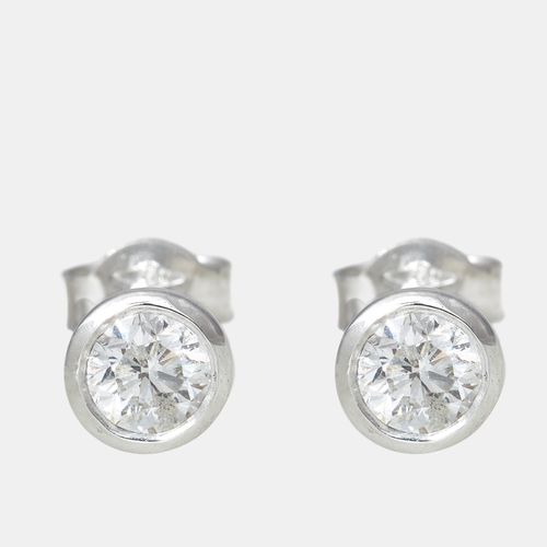 K Gold 0.4 ct Diamond Earrings - The Diamond Edit - Modalova