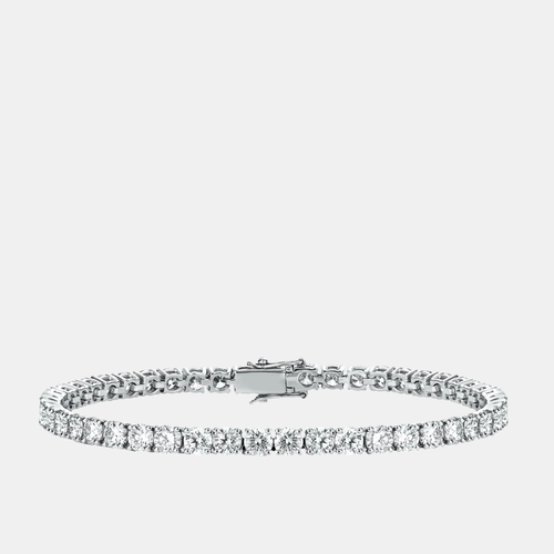 K Gold Stunning 7.50 cts Lab Grown Diamond Tennis Bracelet - The Diamond Edit - Modalova