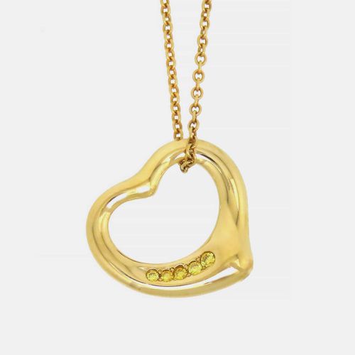 Tiffany Necklace 18K Yg Diamond Gold Metal - Tiffany & Co. - Modalova