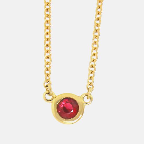 Necklace Au750 18K Yg Ruby Metal - Tiffany & Co. - Modalova