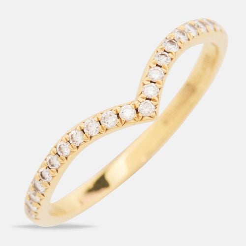 Solsete V Diamond 18k Gold Ring Size 58 - Tiffany & Co. - Modalova