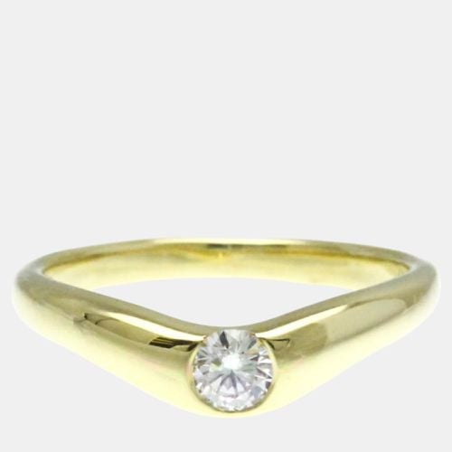 K Gold and Diamond Curved Band Ring EU 51 - Tiffany & Co. - Modalova