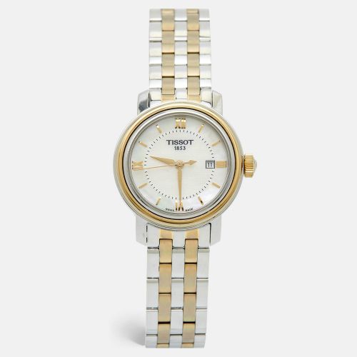 Mother of Pearl Two Tone Stainless Steel Bridgeport T097010A Women's Wristwatch 29 mm - Tissot - Modalova