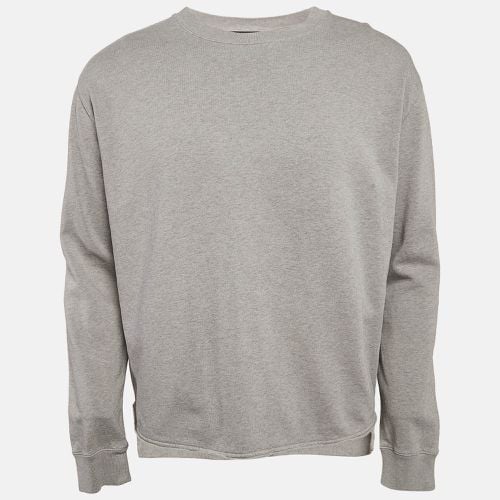 Cotton Knit Raw Edge Crew Neck Sweatshirt M - All Saints - Modalova