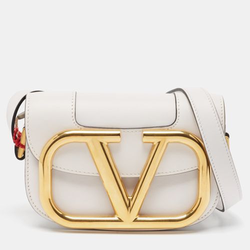 Leather Small Supervee Crossbody Bag - Valentino - Modalova