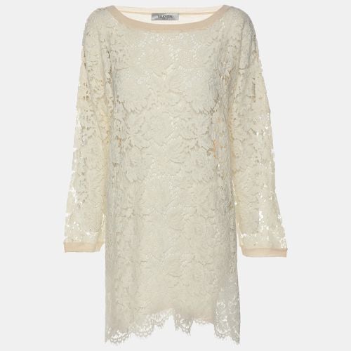 Lace Knit Fabric Sweater L - Valentino - Modalova