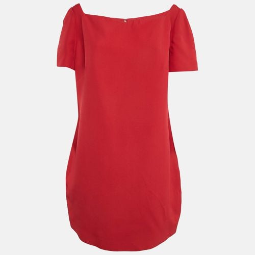 Valentino Red Crepe Mini Dress XXL - Valentino - Modalova