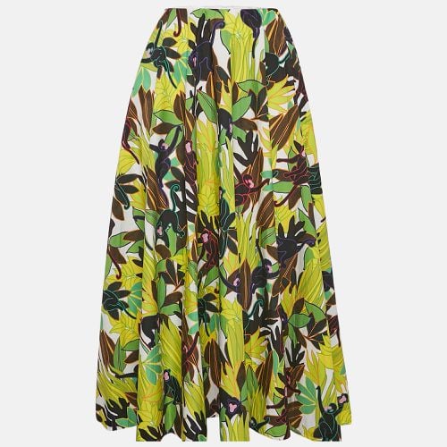 Printed Cotton Midi Skirt M - Valentino - Modalova