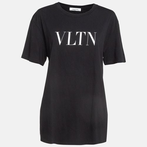 VLTN Print Cotton T-Shirt L - Valentino - Modalova