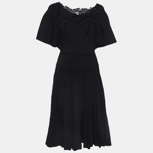 Garavani Knit Lace Trimmed Midi Dress S - Valentino - Modalova