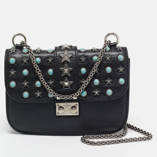 Leather Star Studded Glam Lock Shoulder Bag - Valentino - Modalova