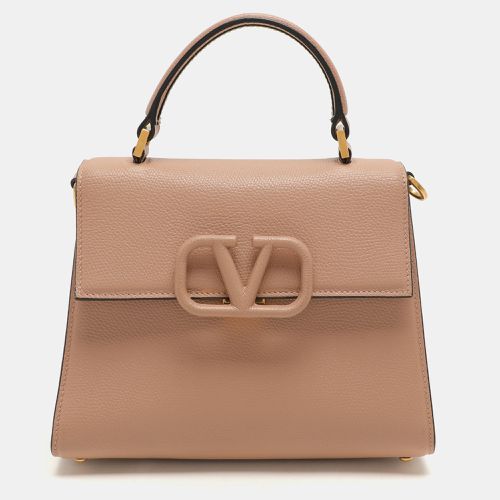 Leather Small VSLING Top Handle Bag - Valentino - Modalova