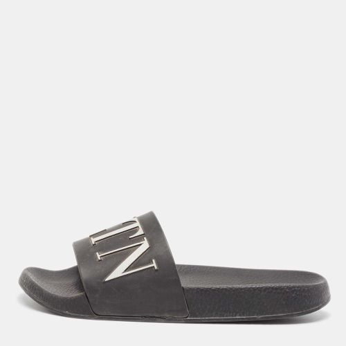 Rubber VLTN Flat Slides Size 38 - Valentino - Modalova