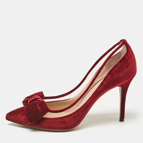 PVC and Velvet Dollybow Pumps Size 39 - Valentino - Modalova