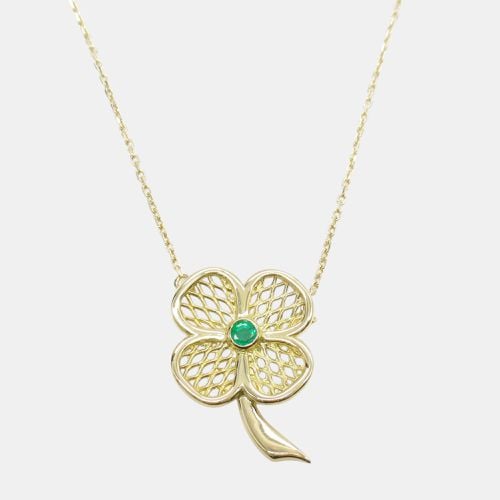 Emerald Clover Necklace 18k Gold Green Metal - Van Cleef & Arpels - Modalova