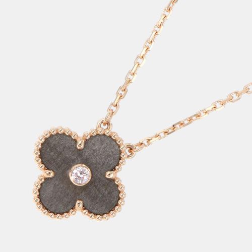 K Rose and Diamond Holiday Collection Vintage Alhambra Necklace - Van Cleef & Arpels - Modalova